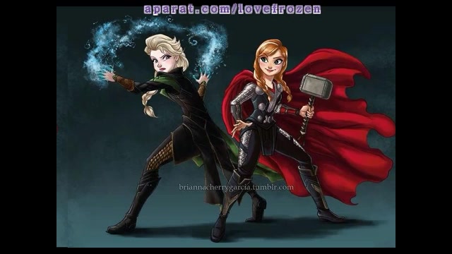 عکس خفن از السا و انا