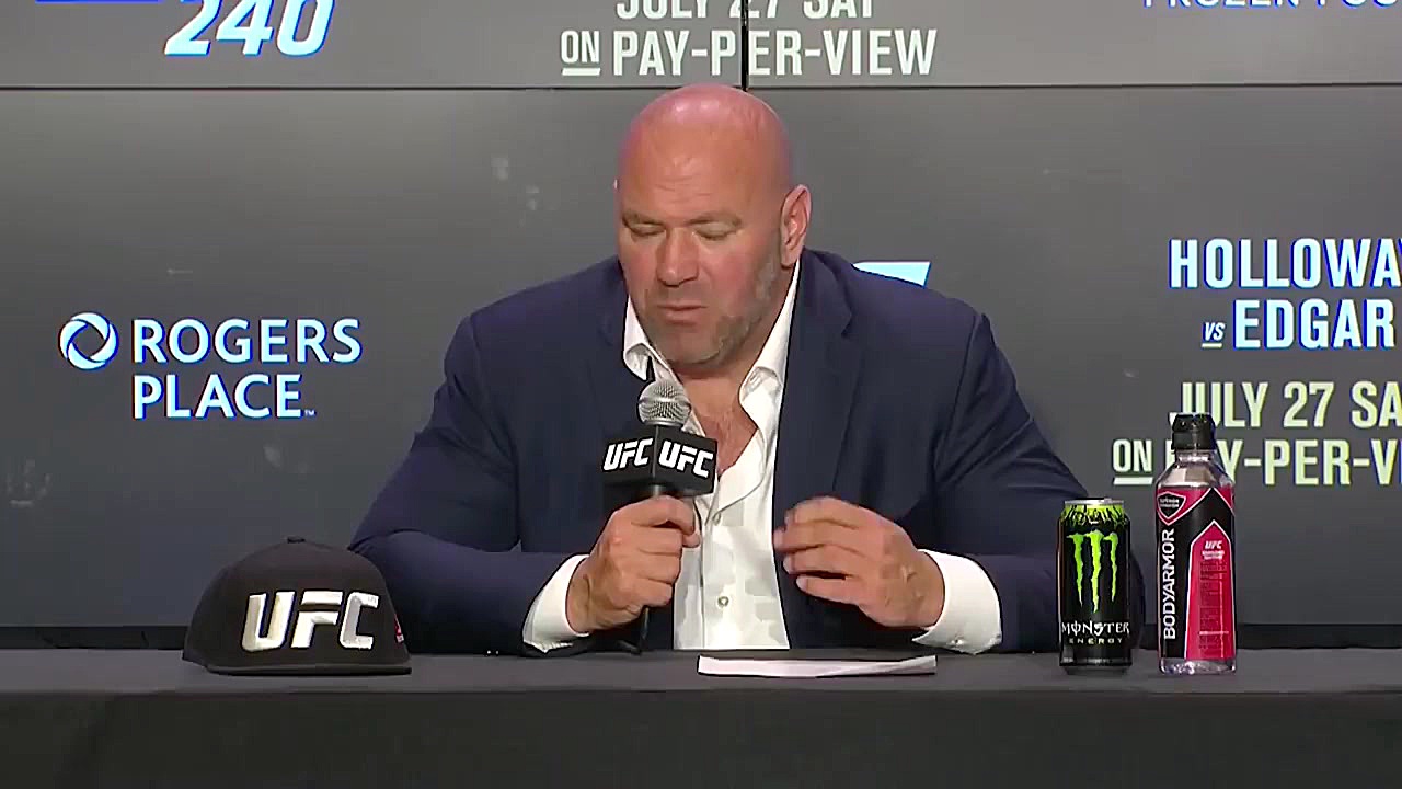 UFC 240: Post fight Press Conf...