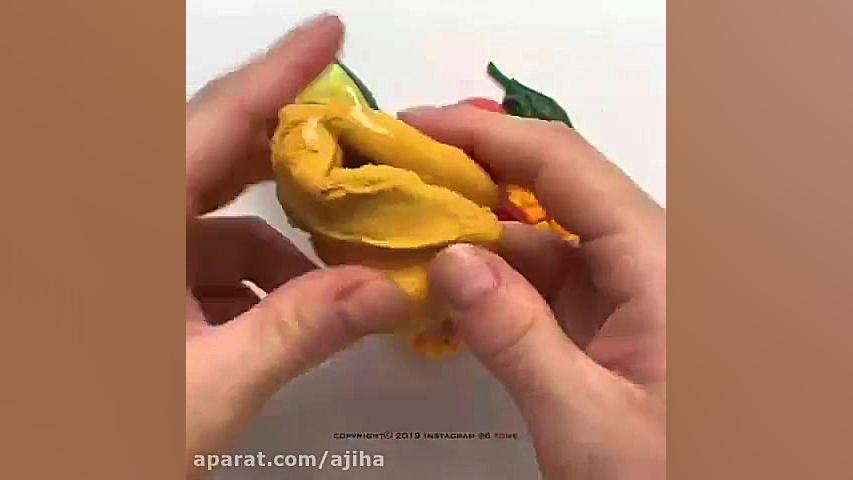 :::خرد کردن خمیر کلی ویدیو آرا...