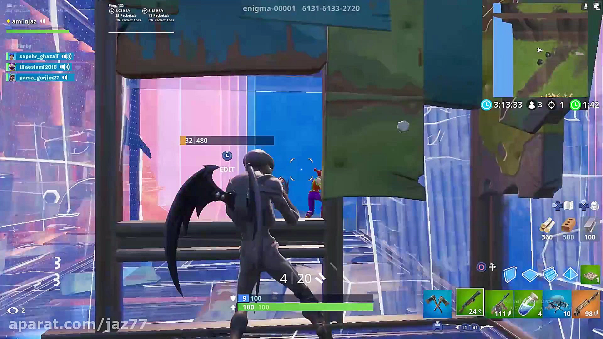 چقدر خوبم من!! Fortnite Battle...