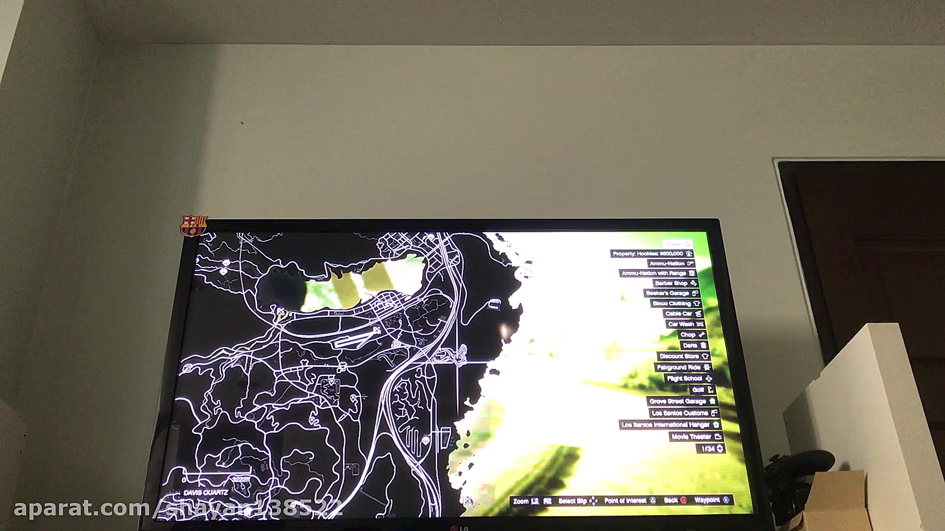 مکان کامیون غول اسا در gtav(کا...