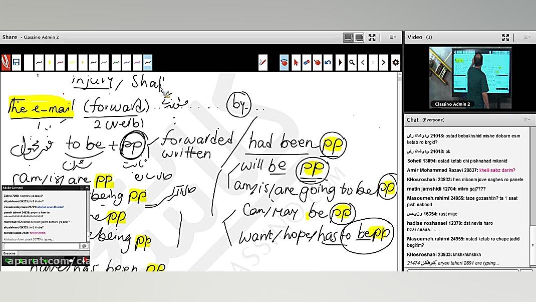 اولین جلسه کلاس آنلاین زبان اس...