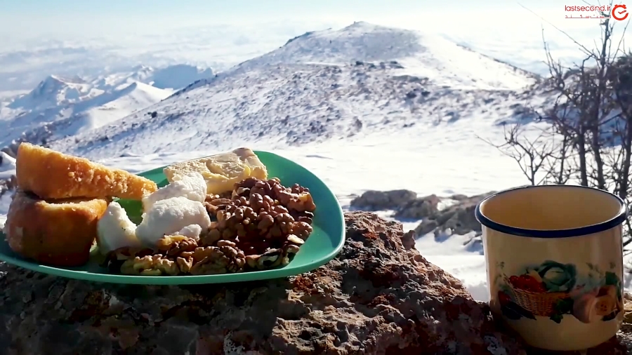 لذت دیدن صعود زمستانه به ارتفا...
