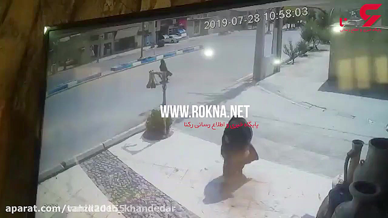 تصادف در خیابان آزادگان جهرم