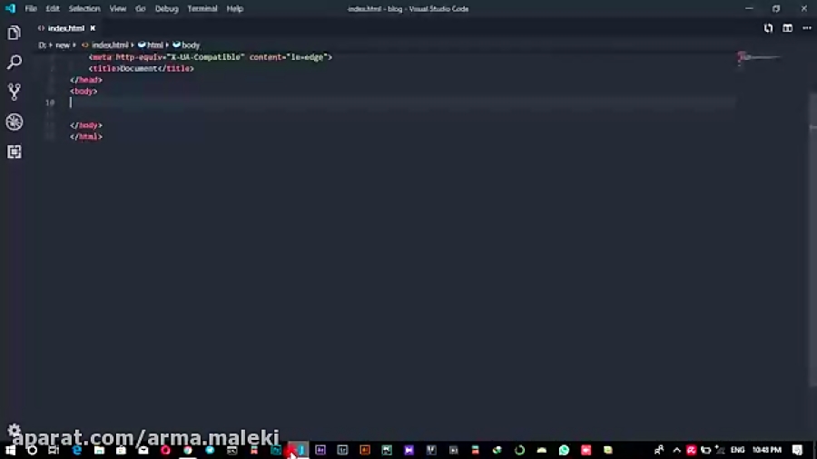 آموزش برنامه نویسی اچ تی ام ال html به زبان ساده