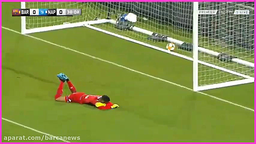 گل اول بارسلونا به ناپولی توسط...