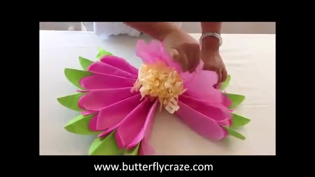 دکوراسیون دخترانه، گل کاغذی رن...