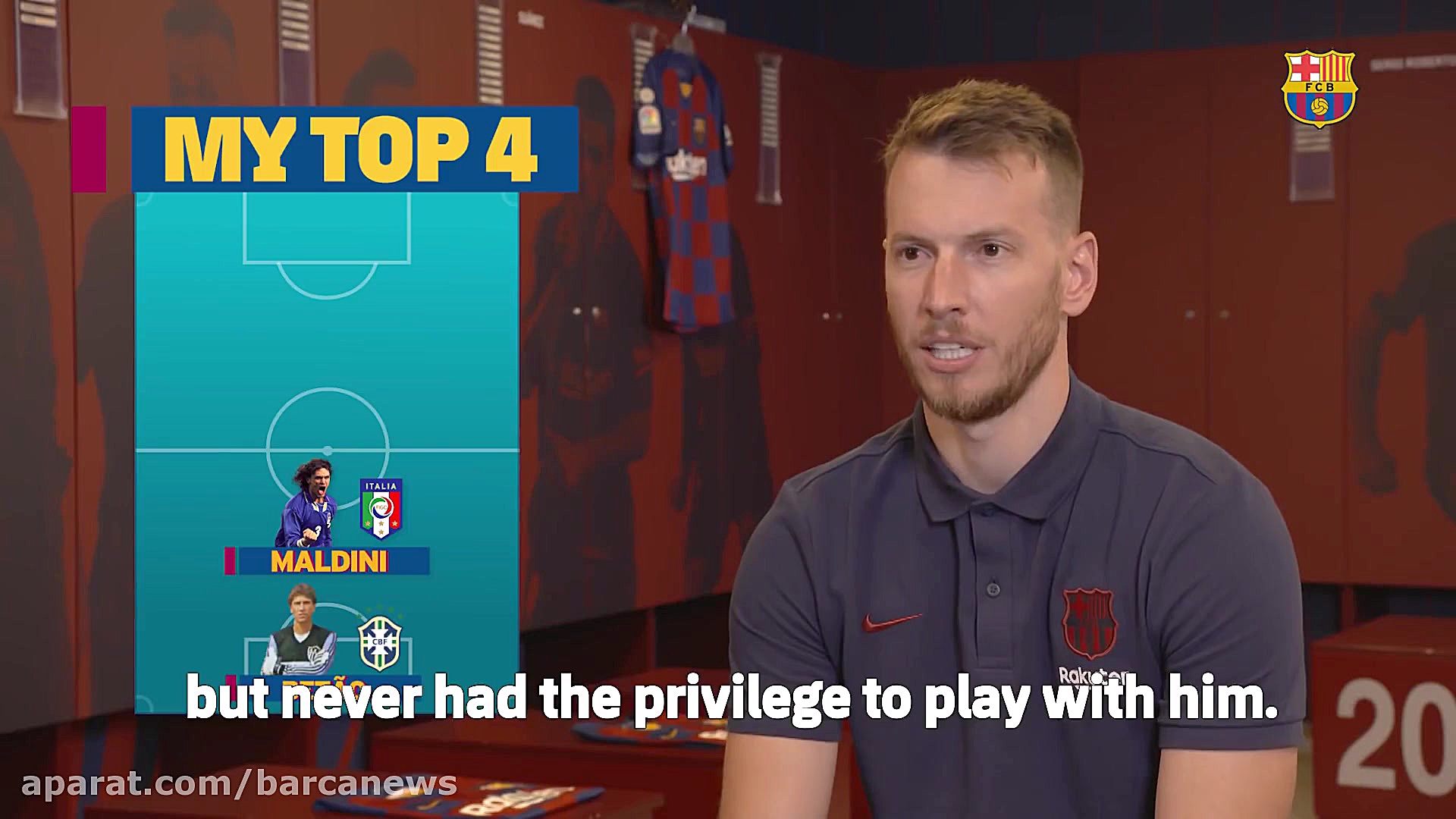 نتو دروازه بان جدید بارسلونا 4...