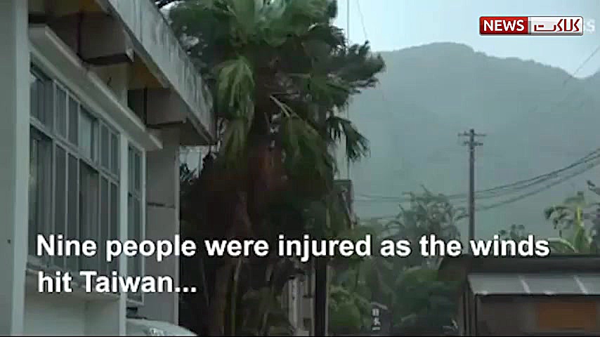 وقوع طوفان وحشتناک در شرق چین