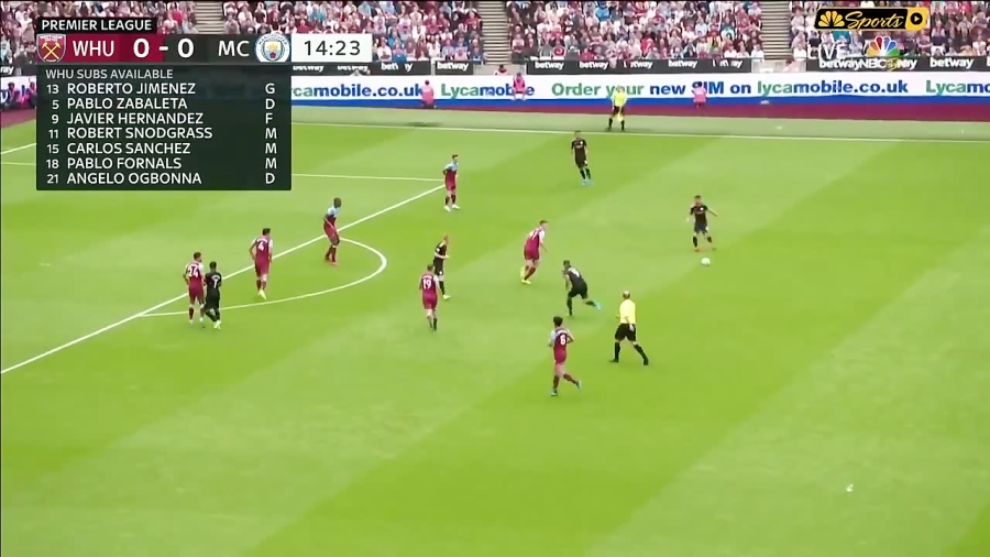 خلاصه بازی وستهام 0  منچستر سی...