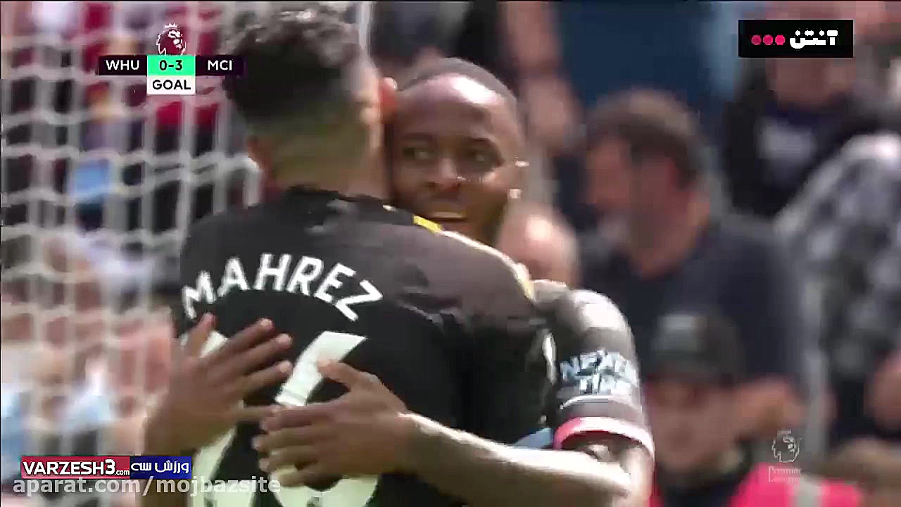 خلاصه بازی منچسترسیتی 5 وستهام...