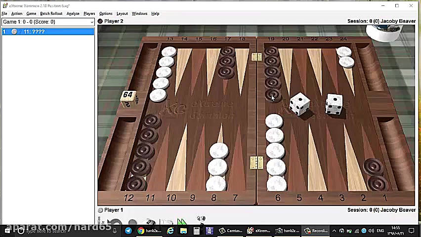 آموزش تخته نرد