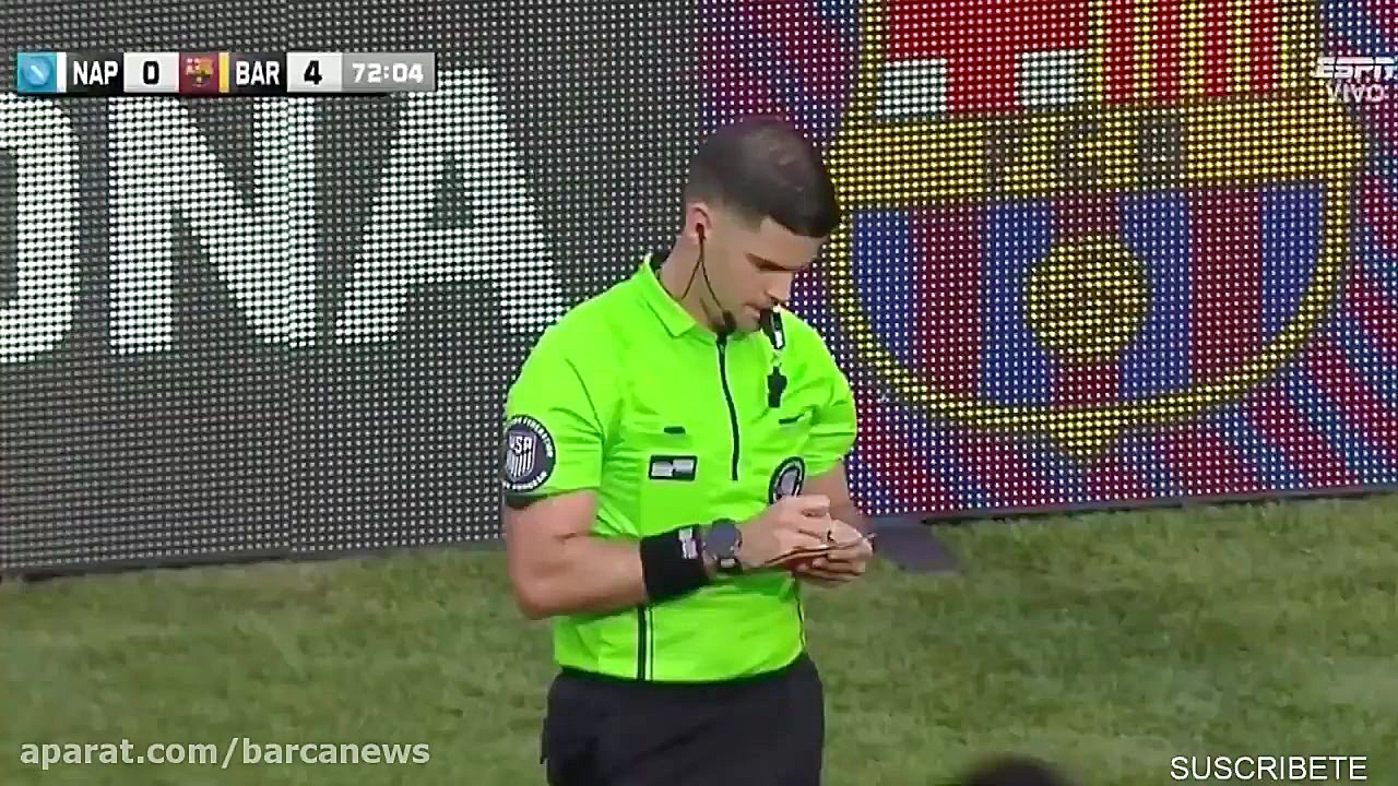 فول مچ بازی بارسلونا 4 0 ناپول...