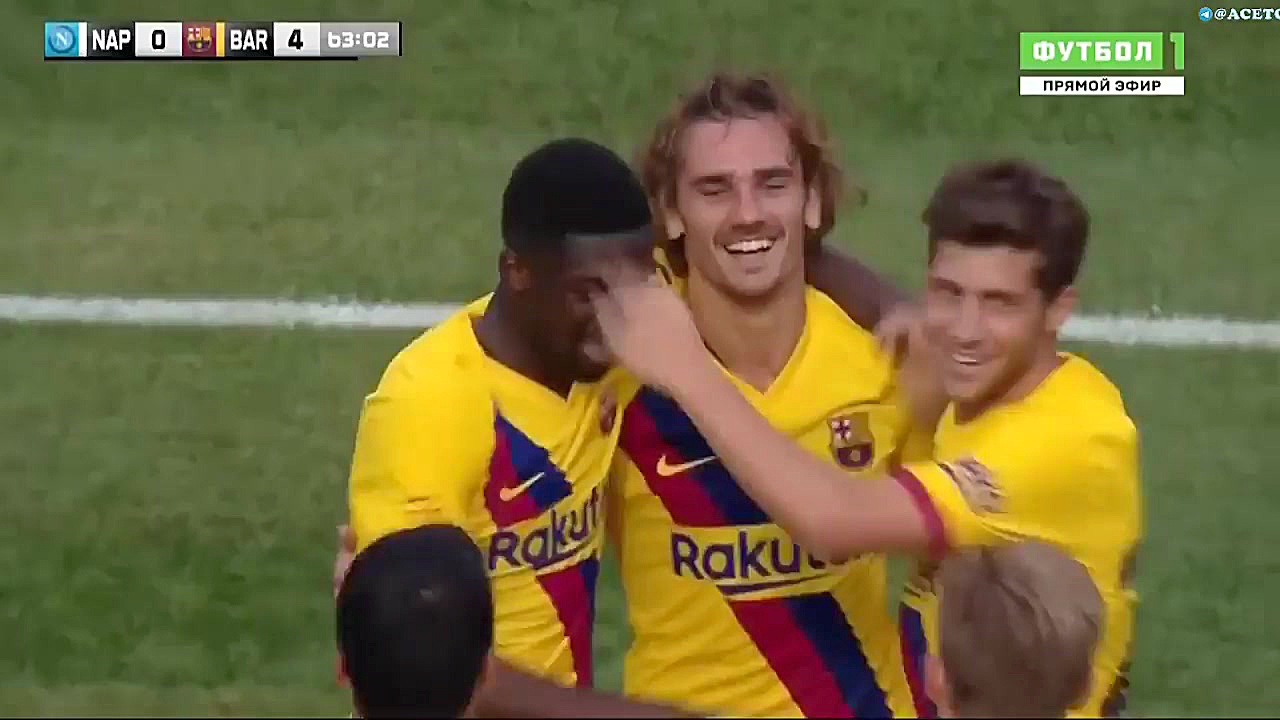 عملکرد عثمان دمبله مقابل ناپول...