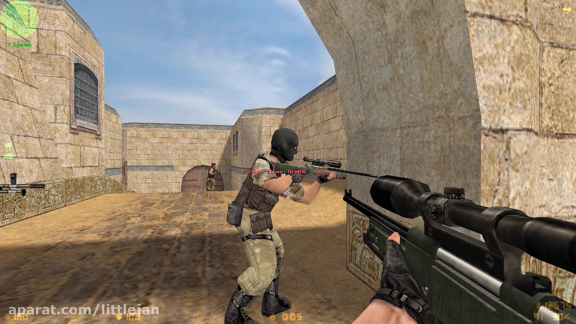 بازی کانتر با تک تیر با محمدرض...