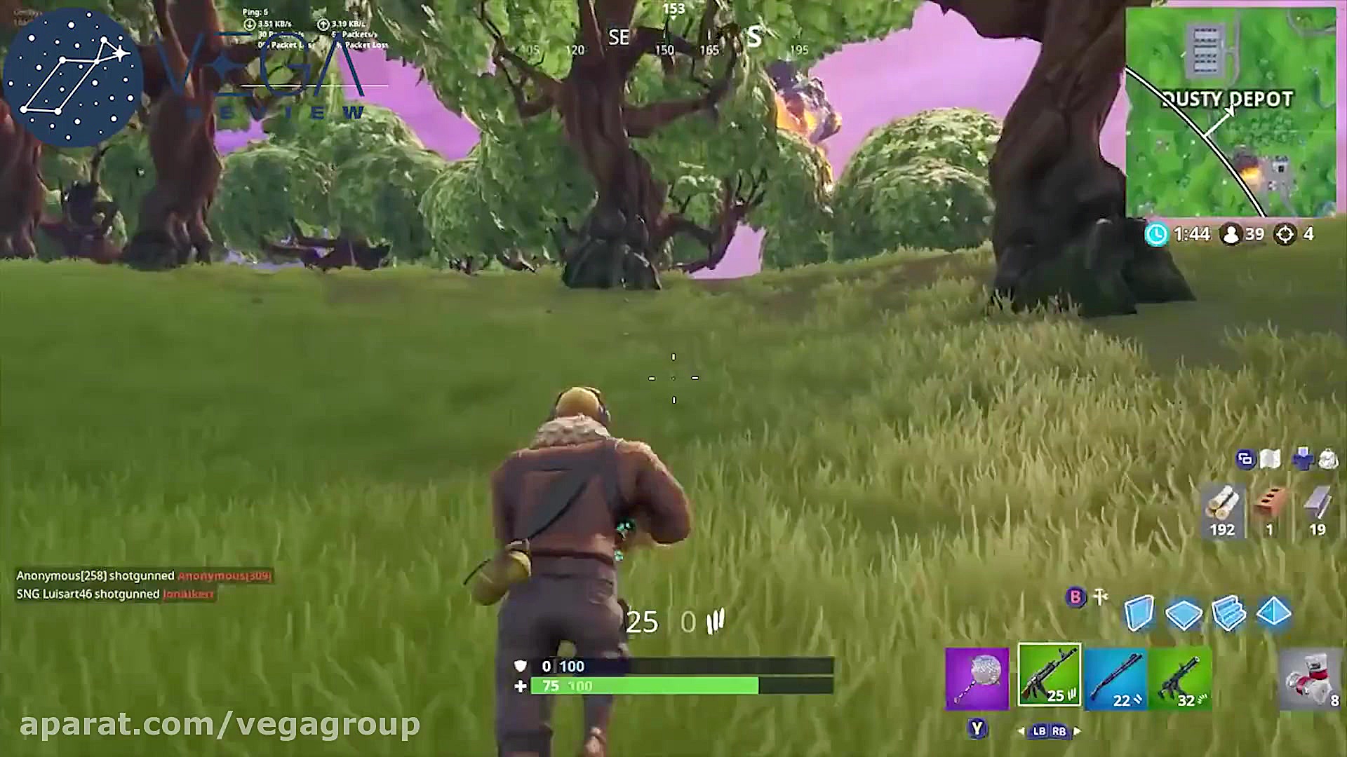 گیم پلی fortnite فصل ده با باز...