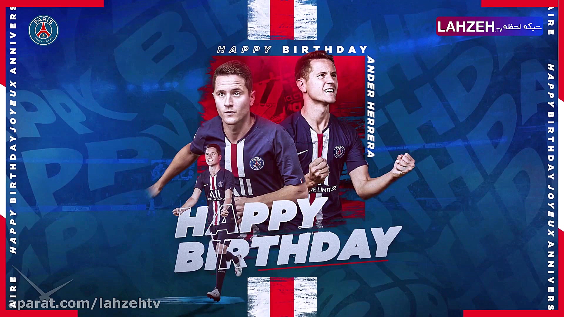 تبریک تولد پاریسن ژرمن به آندر...