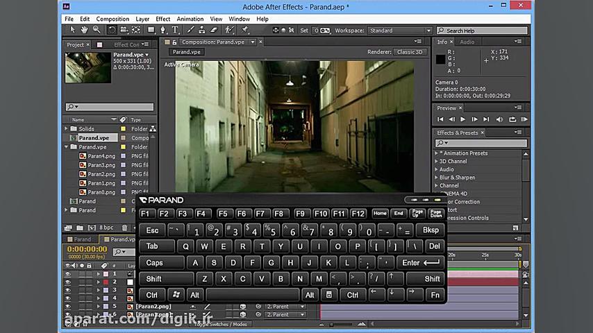 آموزش نرم افزار Adobe After Ef...