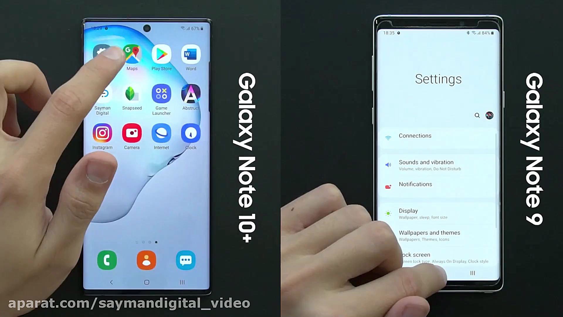 مقایسه سرعت گلکسی نوت 10 پلاس...