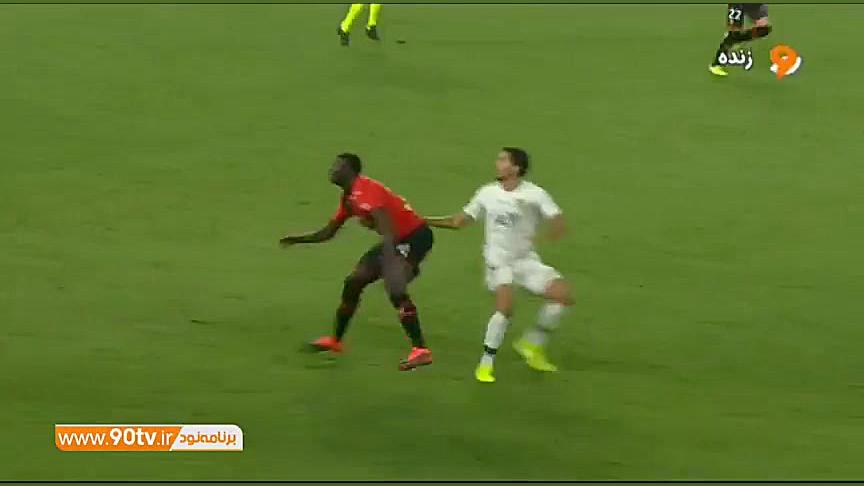 خلاصه لیگ یک فرانسه: رن 2 1 پا...