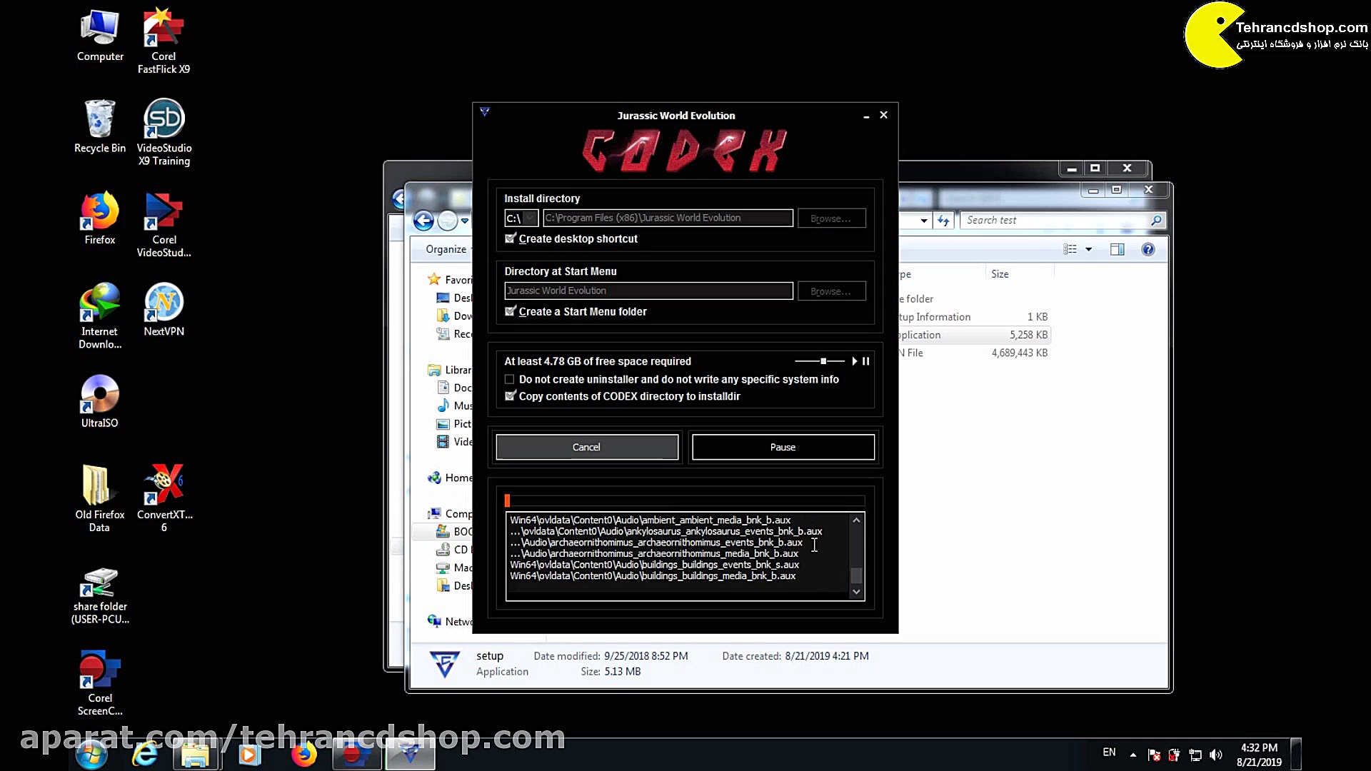 راهنمای نصب بازیهای تهران سی د...