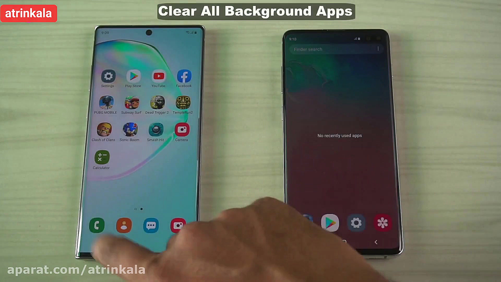 بررسی سرعت عملکرد گوشی های گلک...