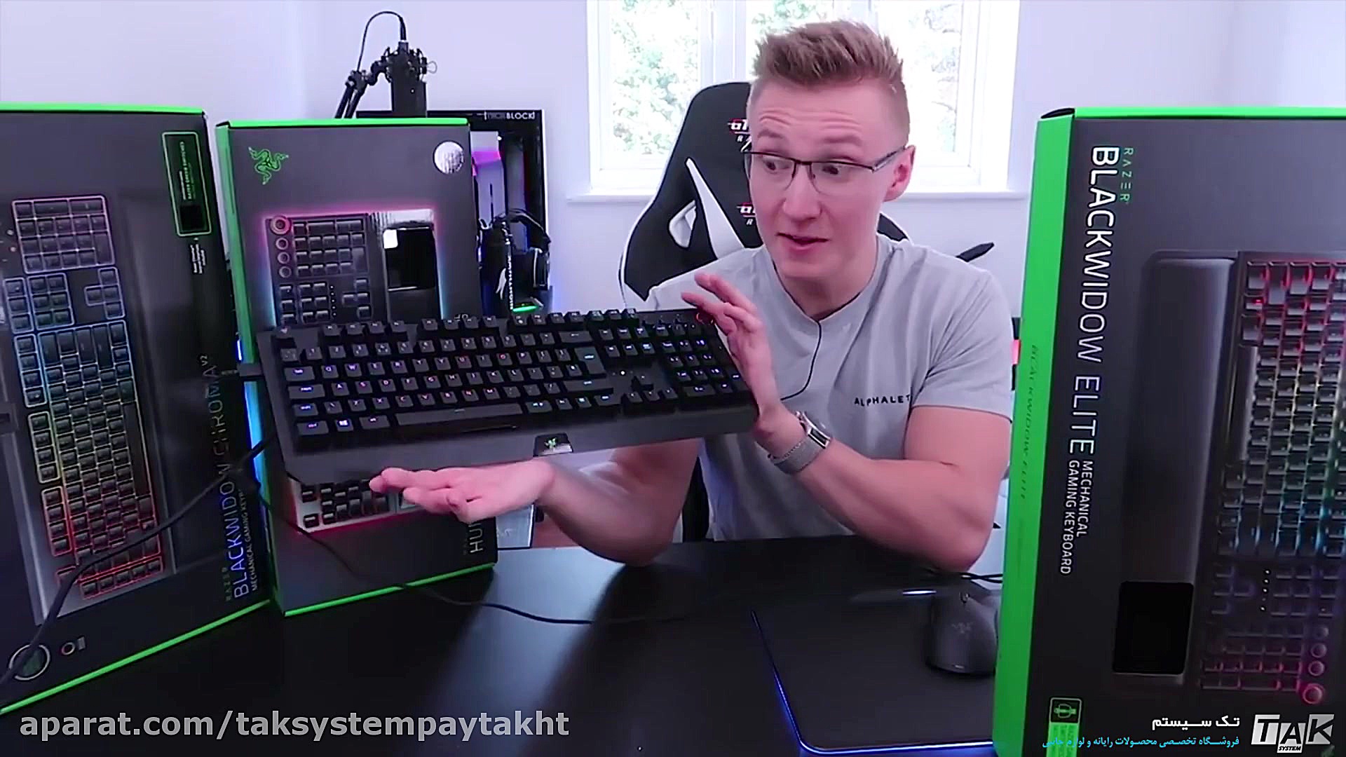 معرفی و جعبه گشایی کیبرد گیمین...