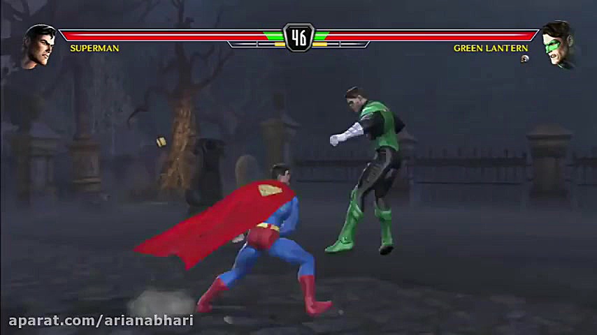 مورتال کمبت لاترن سبز علیه سوپ...