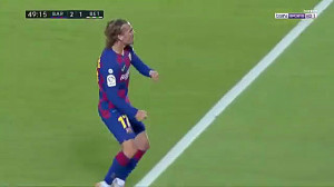 گل دوم گریزمان به بتیس