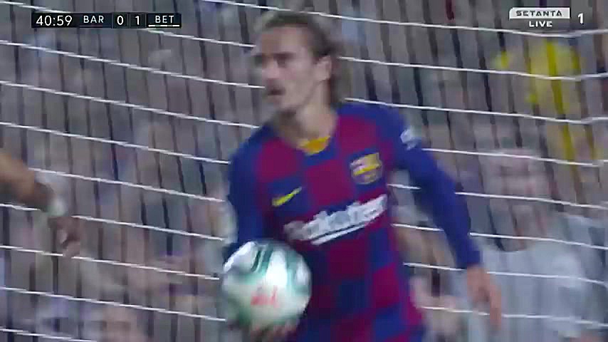 عملکرد گریزمان مقابل رئال بتیس...