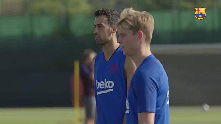 تمرین امروز بارسلونا ; ریکاوری...