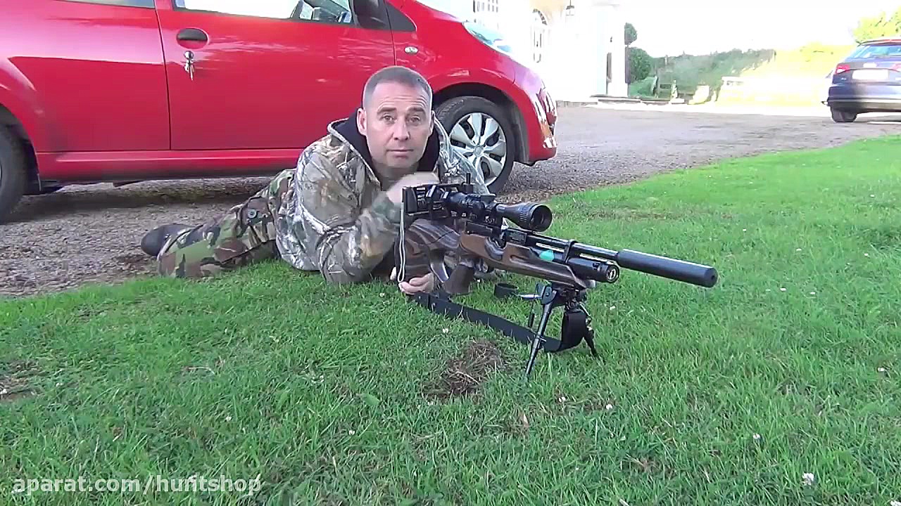 شکار با تفنگ بادی pcp وایرخ ۱۰...