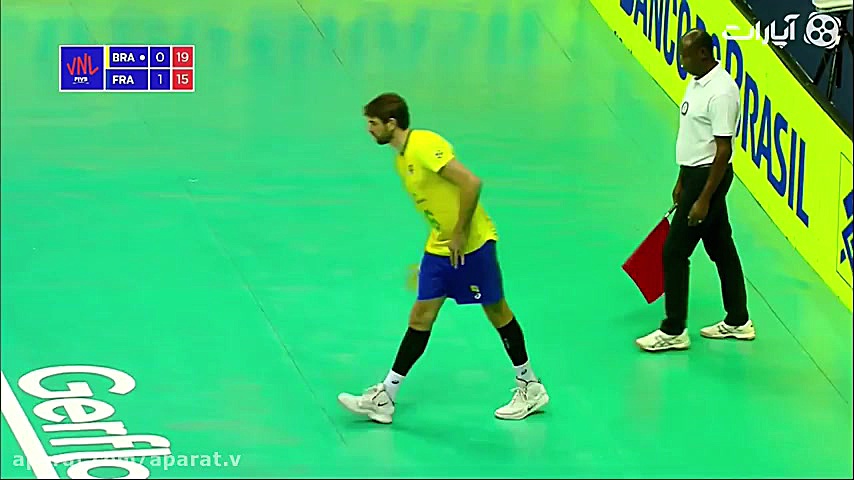 والیبال برزیل 3  1 فرانسه