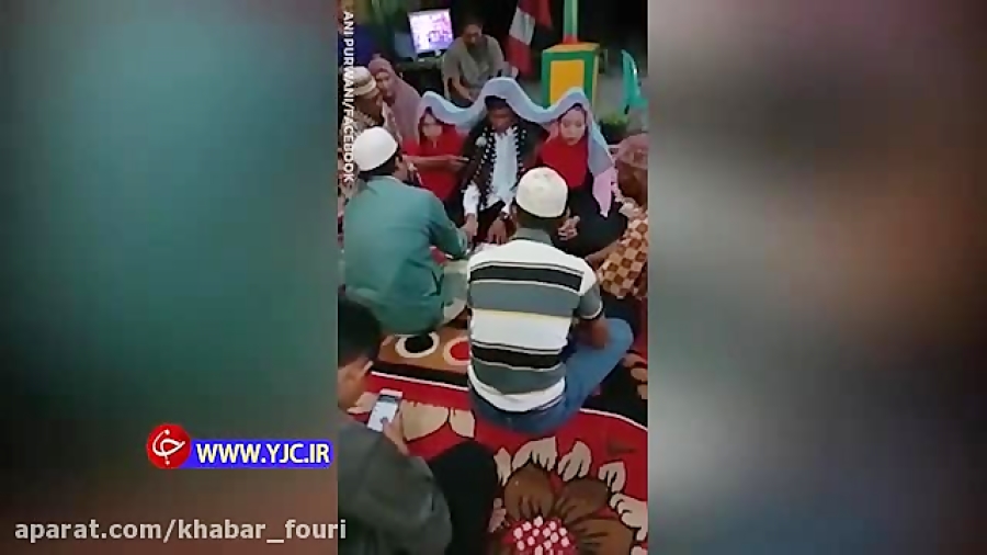 ازدواج همزمان داماد اندونزیایی...