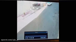 تصادف عجیب در یکی از خیابان ها...