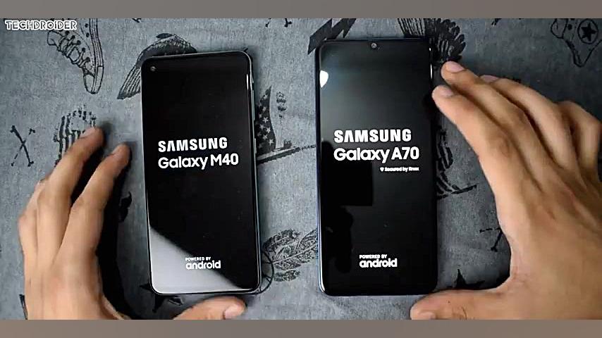 Samsung Galaxy M40 vs A70 Gala...