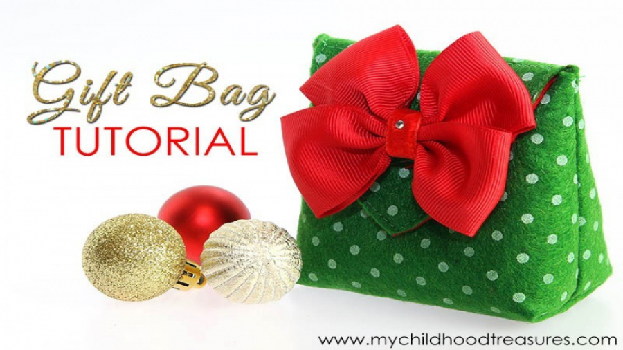 آموزش ساخت کیف هدیه با نمد