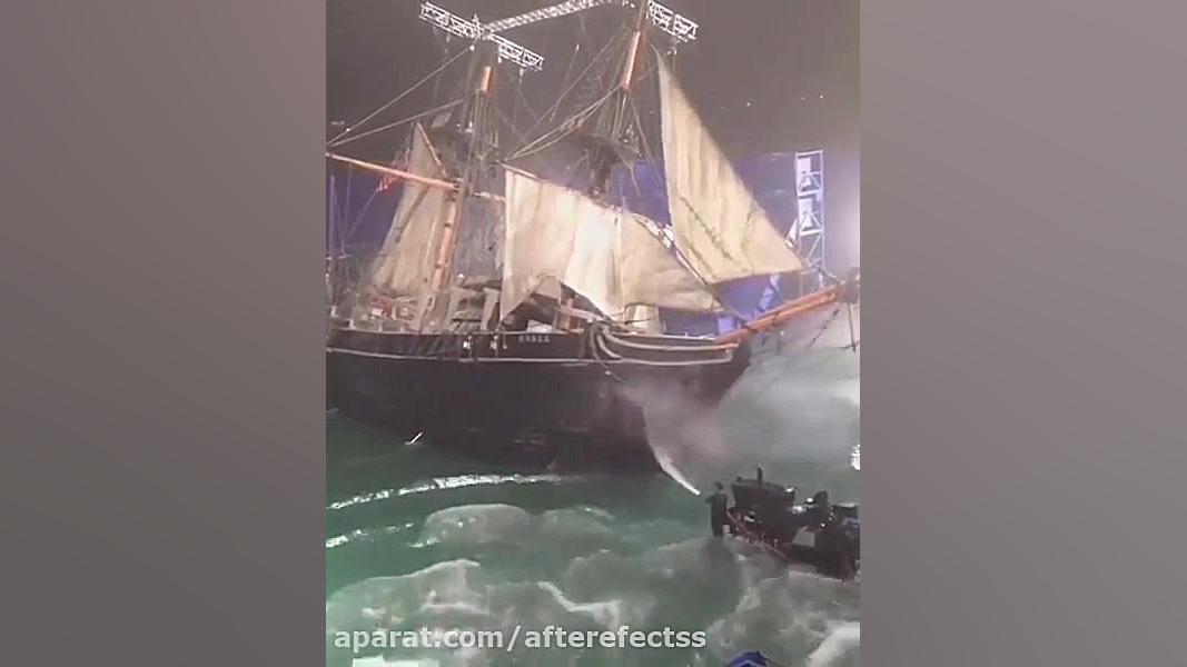 نحوه ی ساخت طوفان در فیلم های...