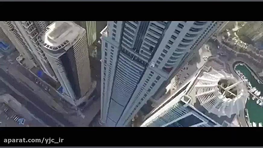 پرش های ترسناک از بالای برج كه...