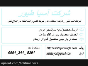 فروش تخم نطفه دار بوقلمون وغاز
