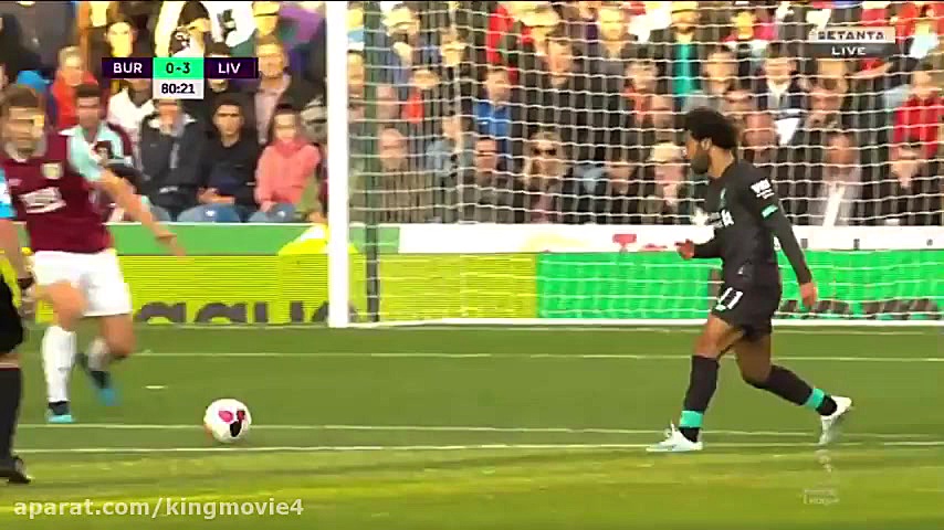 خلاصه بازی برنلی  لیورپول