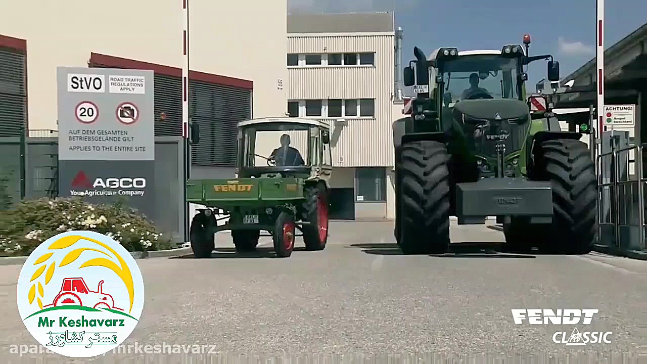 بازسازی تراکتور کلاسیک فنت مدل...