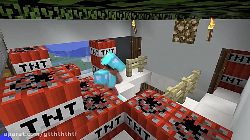 انیمیشن MINECRAFT NOOB VS PRO...