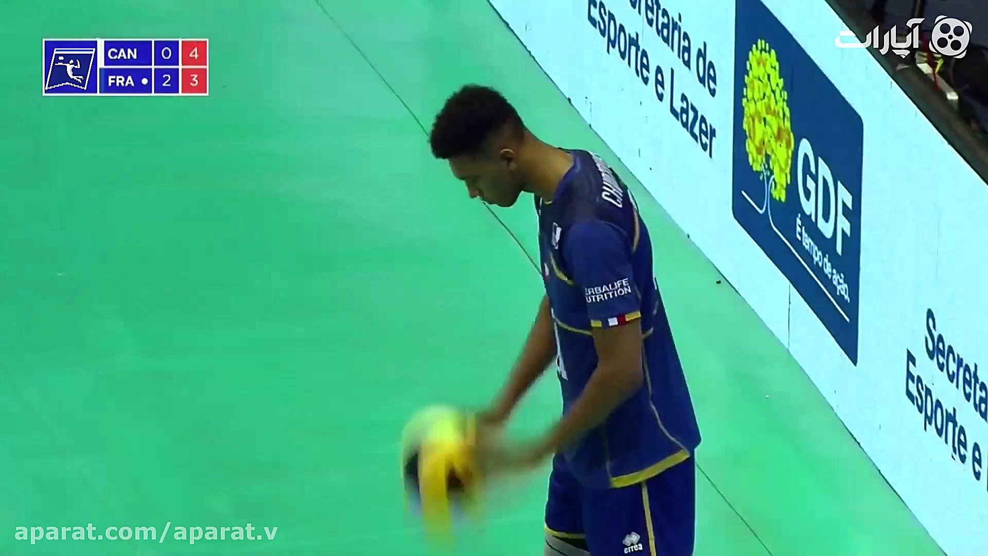 خلاصه بازی والیبال کانادا 0  3...