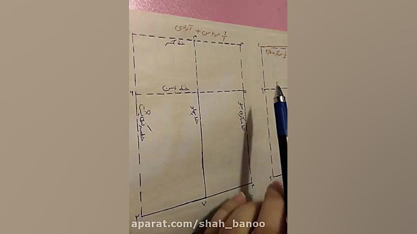 آموزش الگوی اساس اولیه دامن، آ...