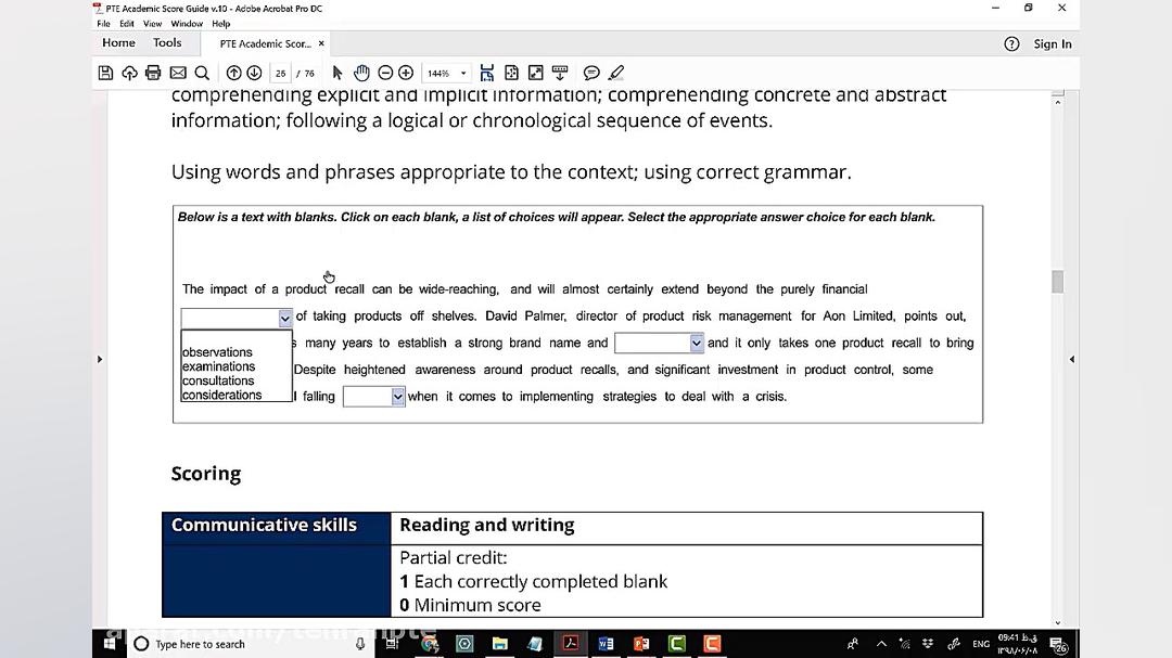 نمونه تدریس آزمون PTE استاد کر...