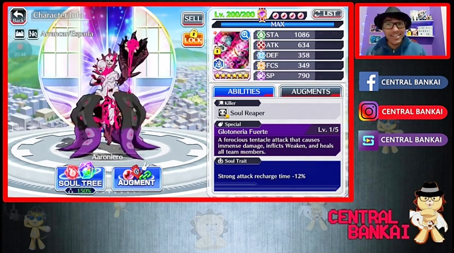 Bleach Brave Souls Aaroniero CFYOW Level 200 Gameplay