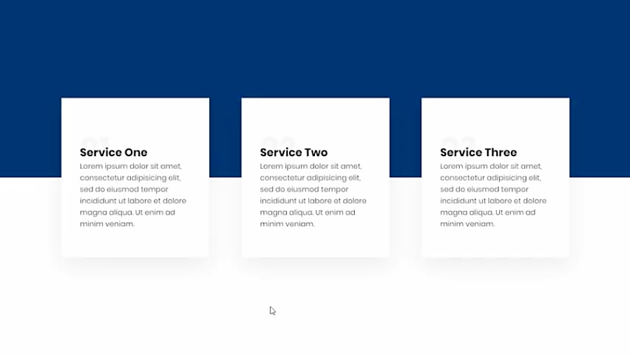 Our Services Section Design using Html CSS with Cool Hover Effects