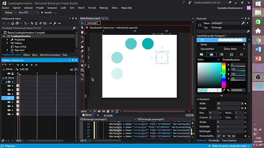 WPF and Blend - Loading animation (C#)