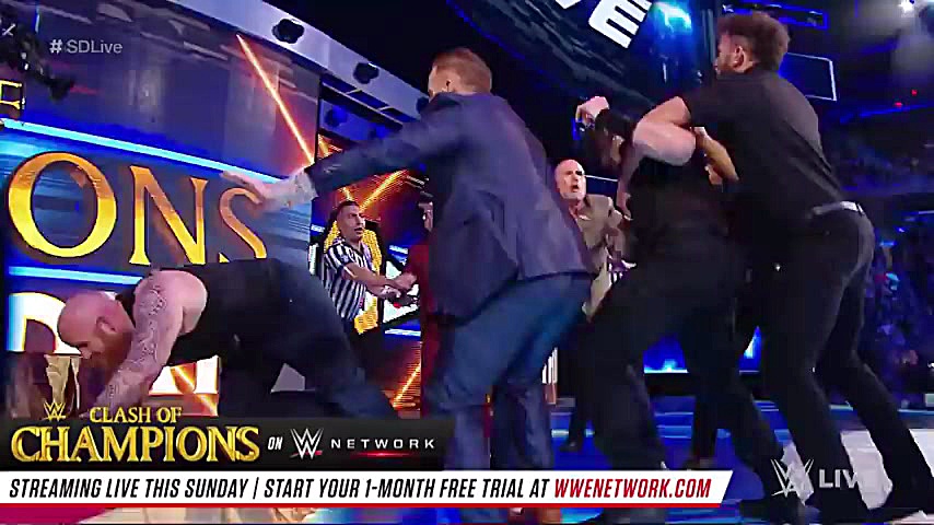 کشتی کج رومن رینز و اریک روین